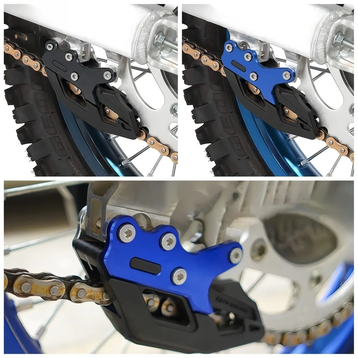 CNC Chain Guide Guard Protection For Yamaha YZ250X WR250F WR450F YZ250FX YZ450FX