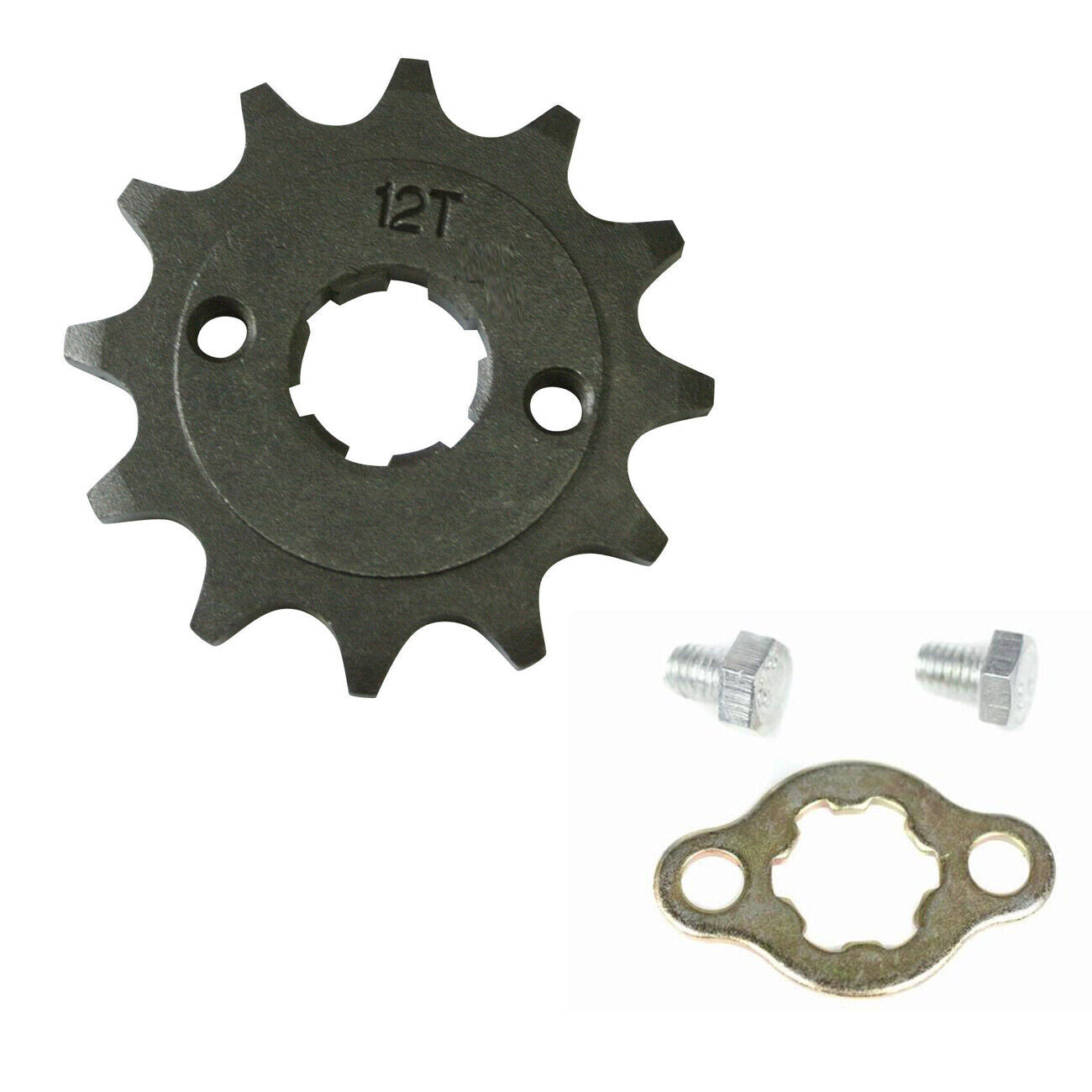 20MM 520 12T TOOTH FRONT CHAIN SPROCKET COG 200cc 250cc 300cc PIT PRO DIRT BIKE