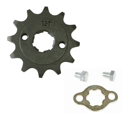 20MM 520 12T TOOTH FRONT CHAIN SPROCKET COG 200cc 250cc 300cc PIT PRO DIRT BIKE