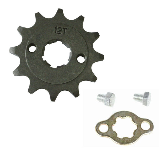 20MM 520 12T TOOTH FRONT CHAIN SPROCKET COG 200cc 250cc 300cc PIT PRO DIRT BIKE