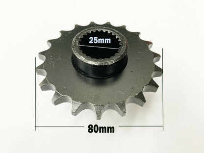 19 Teeth 428 Front Chain Sprocket Cog Gy6 125cc 150cc Quad Dirt Bike ATV Buggy