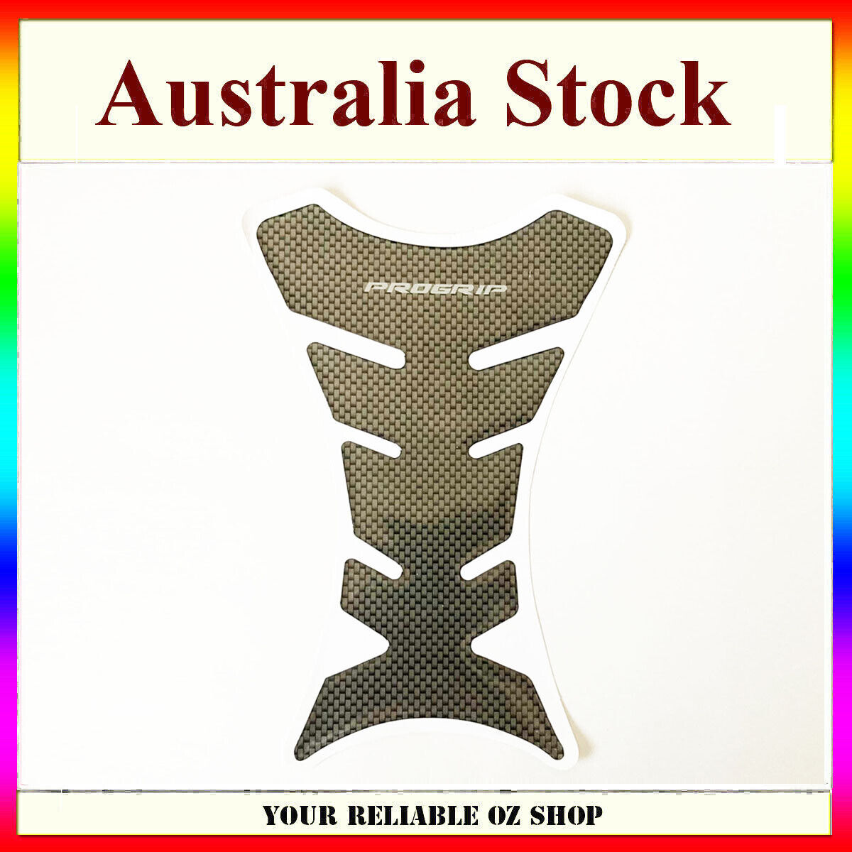 PROGRIP GAS FUEL PETROL TANK PAD PROTECTOR CARBON MOTOCROSS MOTORCYCLE DIRT BIKE