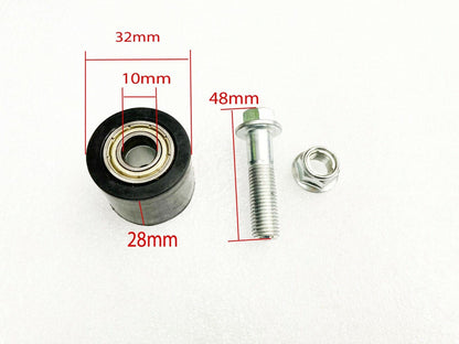 10MM 32mm 28mm Primary CHAIN GUIDE ROLLER TENSIONER 50cc 110cc QUAD DIRT BIKE