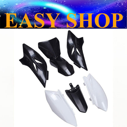 6pcs Black Fender Fairing Plastic Kit For Yamaha TTR 50 TTR50 50cc Dirt PIT Bike