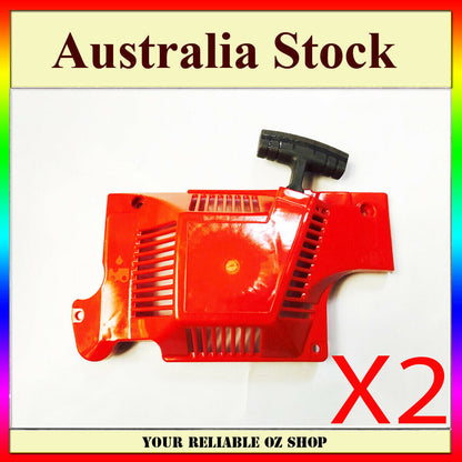 2pcs Husqvarna Recoil Pull Start Rewind Starter for Husky 50 51 55 Chainsaw