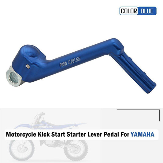 CNC BLUE KICK START STARTER LEVER FOR Yamaha YZ125 YZ 125 7075 Aluminum Forged