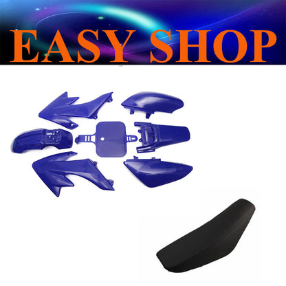 Blue Fairing Fender Plastic Seat Honda CRF50 XR50 70cc 90cc 125cc Dirt PIT Bike