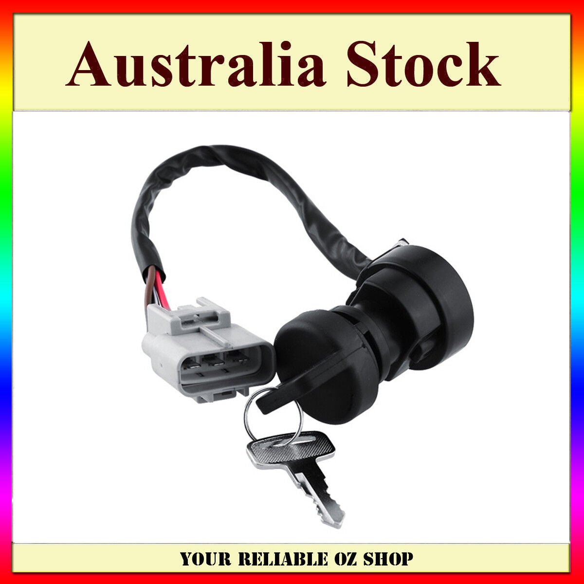 Ignition Key Switch For Yamaha Grizzly 660 YFM660 Big Bear 400 YFM 400 4x4 ATV
