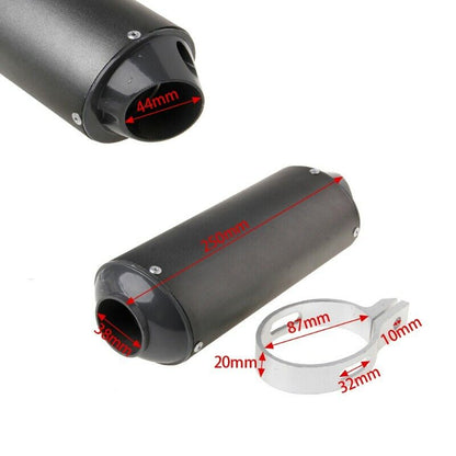 Universal Motorcycle Exhaust Muffler & Clamp Thumpster Pit Dirt Bike 38mm ATV AU