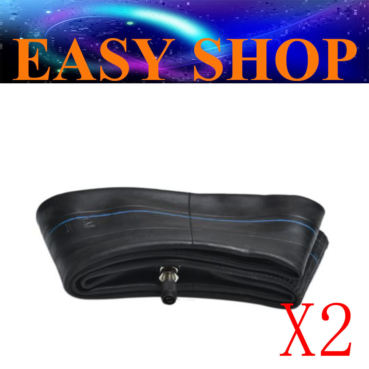 2Pcs 3.00-12 80/100-12 inch Rear Inner Tube 90cc 125cc 140cc 150cc Ducar TDR DHZ