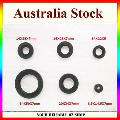 Oil Seals Gear Kick Start Magneto 250cc 200cc Dirt Pit Pro Atv Quad Bike Buggy