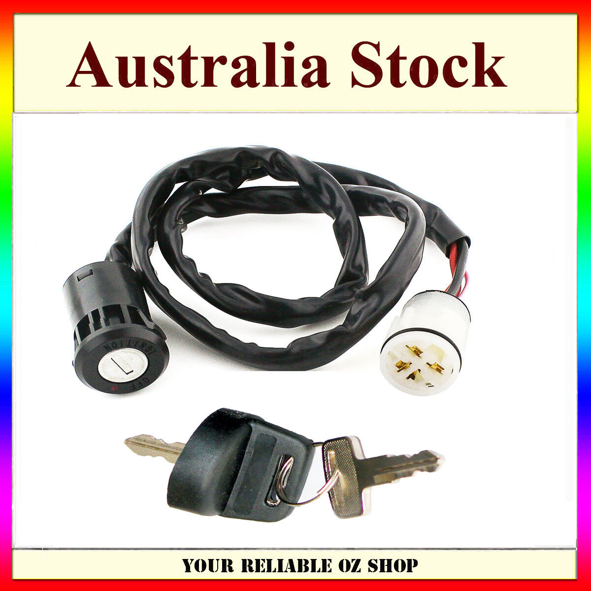 Ignition Key Switch for Honda TRX350 TRX400 TRX350TM TRX400FA Rancher ES BIKE