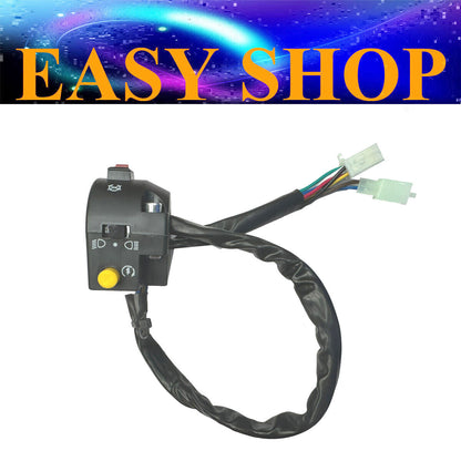 8 WIRE START KILL LIGHT SWITCH THROTTLE HOUSING 50cc 110cc Gokart ATV QUAD BIKE