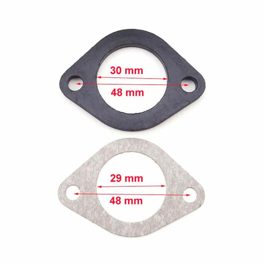 PZ30mm 48mm Intake Carburetor Manifold Gasket 150cc 200cc 250cc DIRT PITPRO Bike