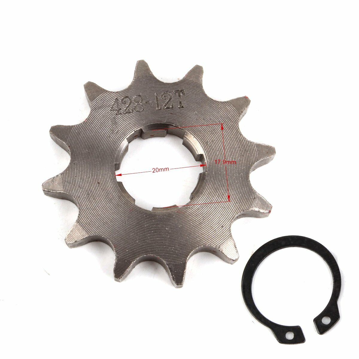 20mm 428 12 Tooth FRONT CHAIN SPROCKET COG 125cc 150cc 250cc TDR Foxico Motowork