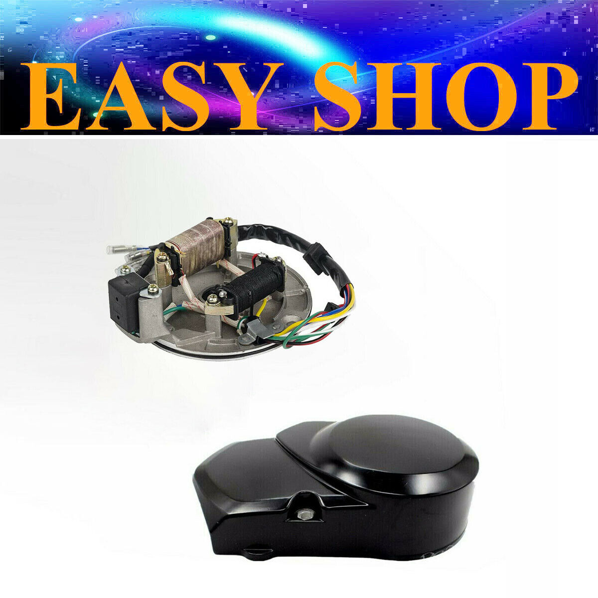 Magneto Flywheel Stator Plate Cover FOR 110cc 125cc Kick Start PIT PRO Dirt BIKE