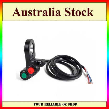 7/8 Inch Motorcycle Scooter Head/Turn Signal Light/Horn Switch Handlebar Button
