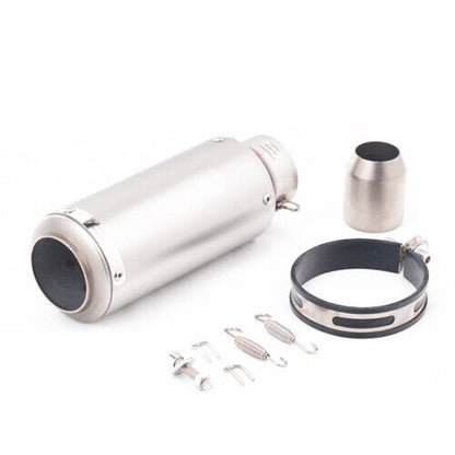 Titanium Stainless Steel 51mm Universal Motorcycle Exhaust Pipe Muffler Racer