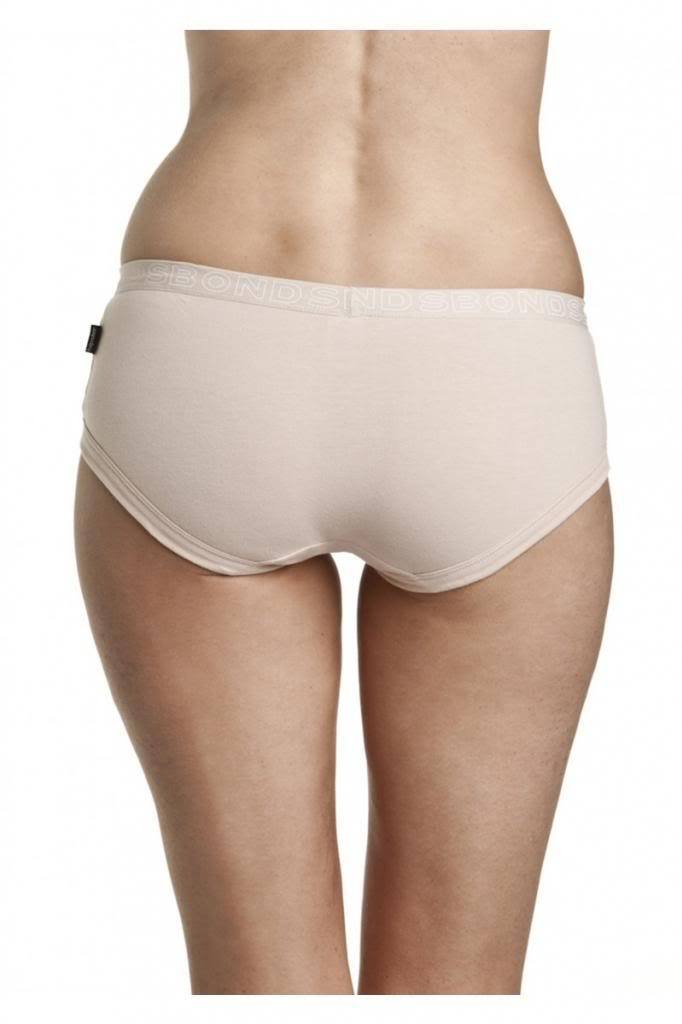 Bonds Girls Womens Youth Basics Hipster Boyleg Cotton Brief Underwear W0148Y