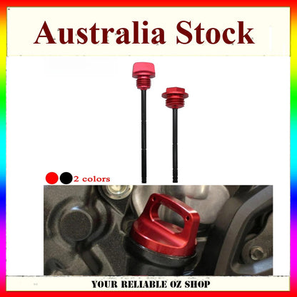 CNC Red Black Oil Dipstick For HONDA CRF250R CRF250X CRF450X CRF 250R 250X 450X