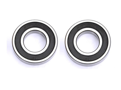 2x 6207RS 35mm x 72mm x 17mm Deep Groove Ball Bearing Double Sealed Roller Axle