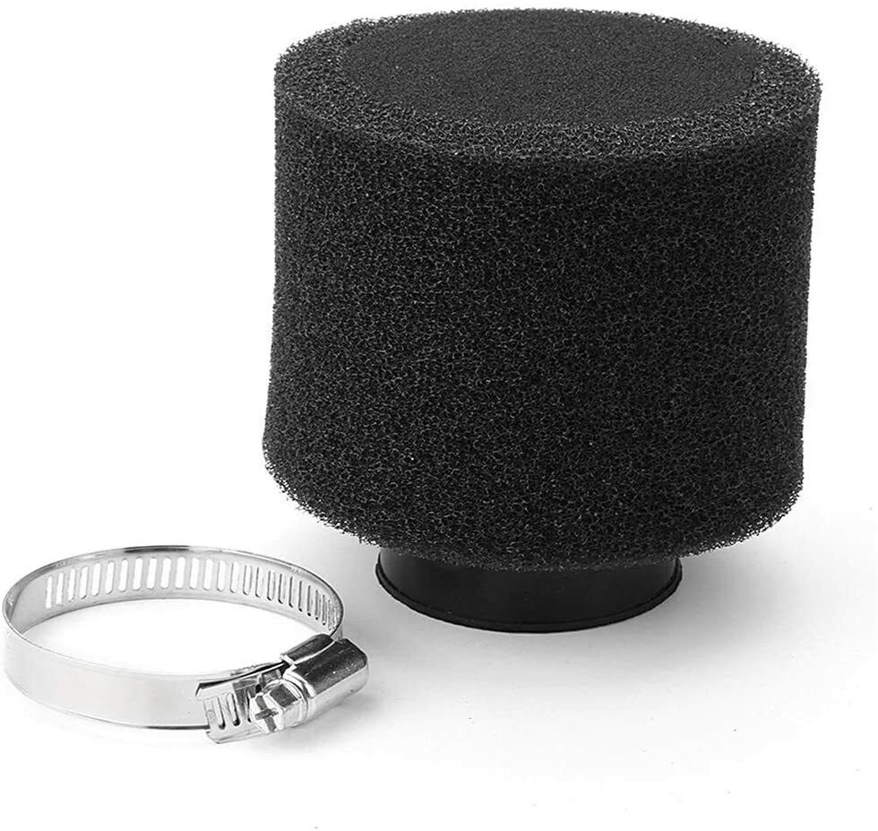 44mm 45mm 46mm Straight Foam Air Filter Pod 125cc 140cc 150cc Buggy Gokart Bike
