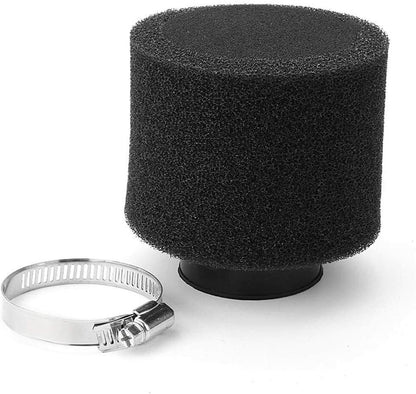 44mm 45mm 46mm Straight Foam Air Filter Pod 125cc 140cc 150cc Buggy Gokart Bike