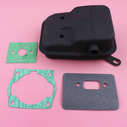 Exhaust Muffler Cylinder Carby Gasket For 40-5 430 Lawn Mower Engine Trimmer