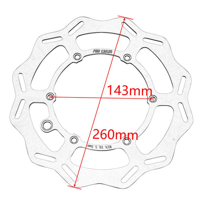 Front Rear Brake Disc Rotor For KTM EXC EXCF SX SXF XC XCW XCF TPi 125 - 450