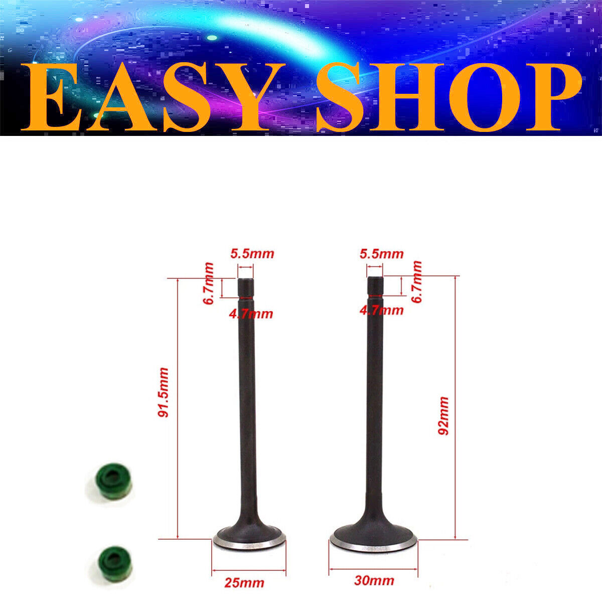 Engine Head Intake Exhaust Valves For Honda CG150cc PIT PRO ATV Dirt Quad Bike
