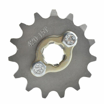 17mm 420T 15 Tooth FRONT CHAIN SPROCKET COG 110cc 125cc 150cc Yamaha KTM HONDA