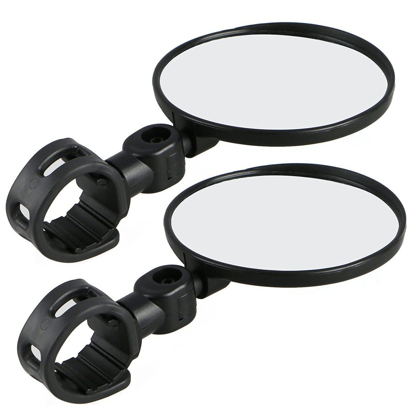 2x 8cm Bicycle Rear View Bike Handlebar Flexible Cycling Mirror Rearview Mirror
