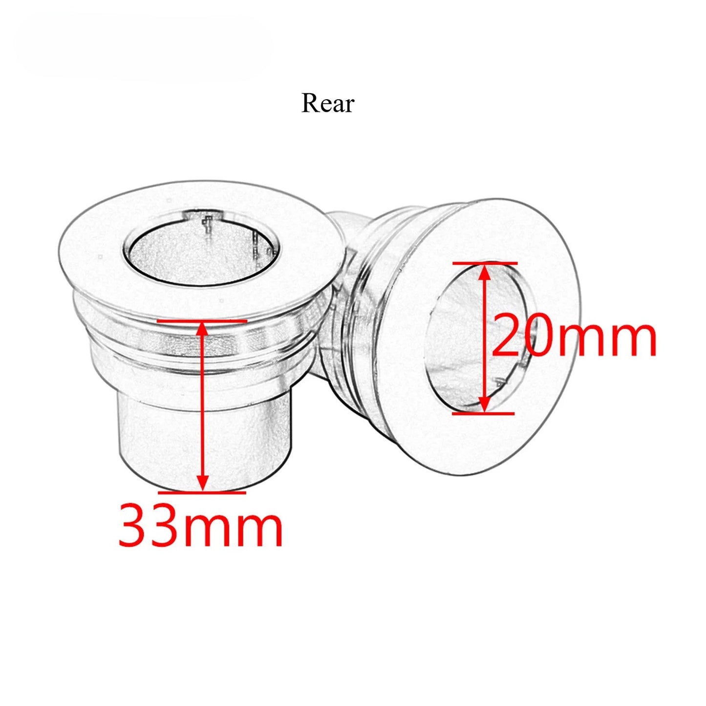 Front Rear Wheel Hub Axle Spacer For  GasGas EC /EC F 250/300/350 2021-2022
