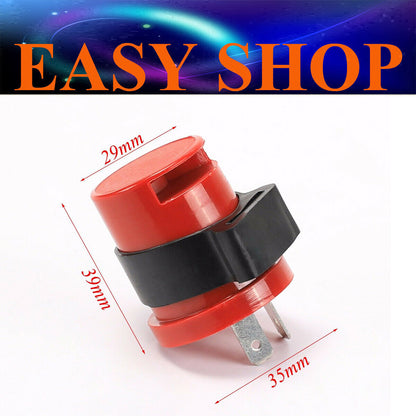 2 PIN 6/12V Flasher Blinker Buzzer Indicator 200cc 250cc 300cc SSR Quad ATV BIKE