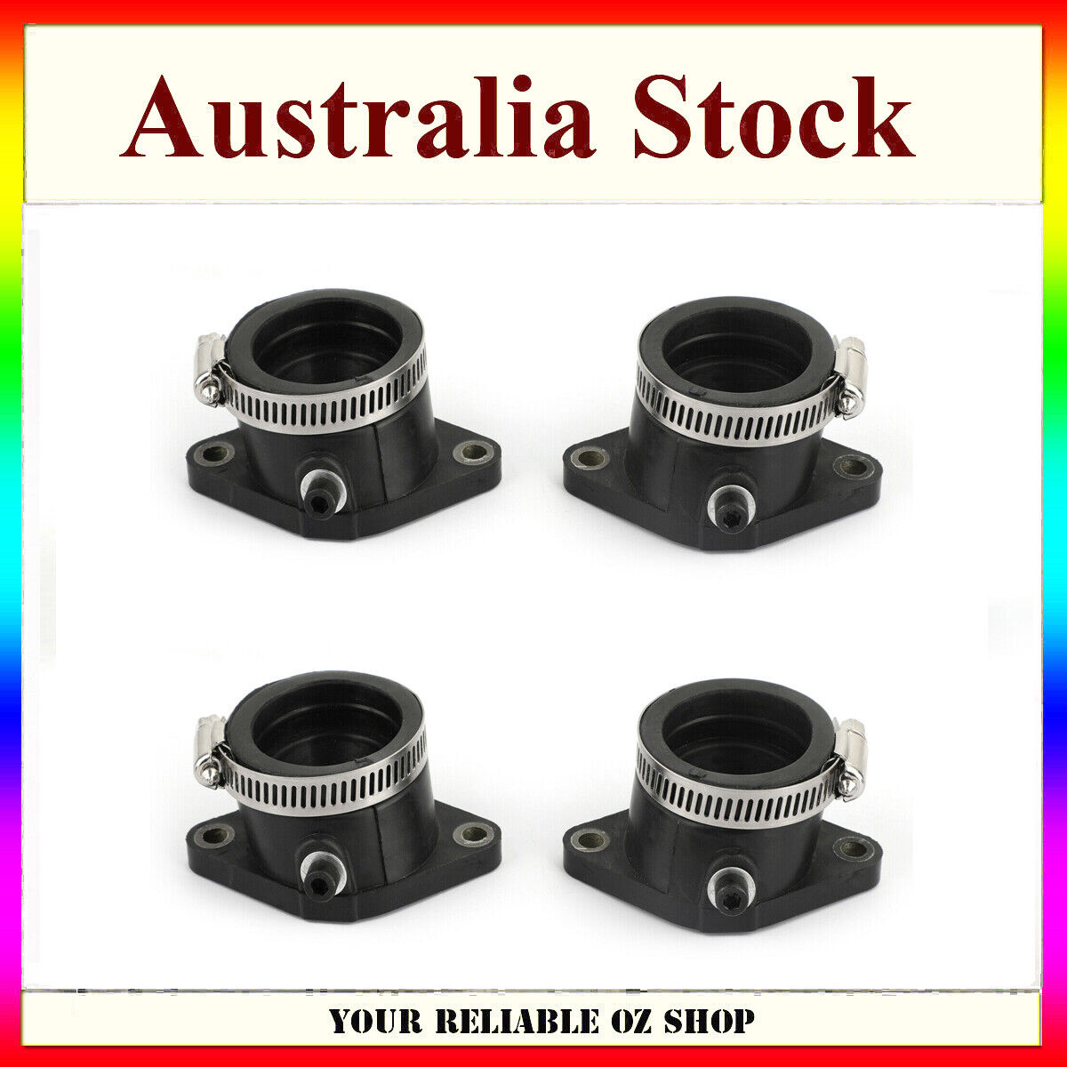 Right Left Carburetor Carby Intake Manifold Boot For Suzuki GS550 GS550E GS550T