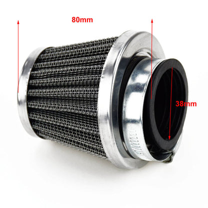 2x 37mm 38MM AIR FILTER 50cc 70cc 90cc 110cc 125cc 140cc 150cc DIRT PITPRO BIKE