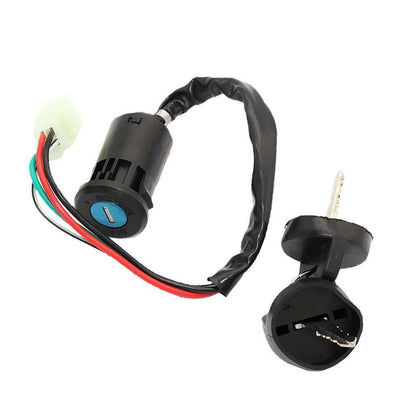 4 Pin Male Plug Ignition Key Switch 50cc 90cc 110cc 125cc 250cc Apollo Assassin