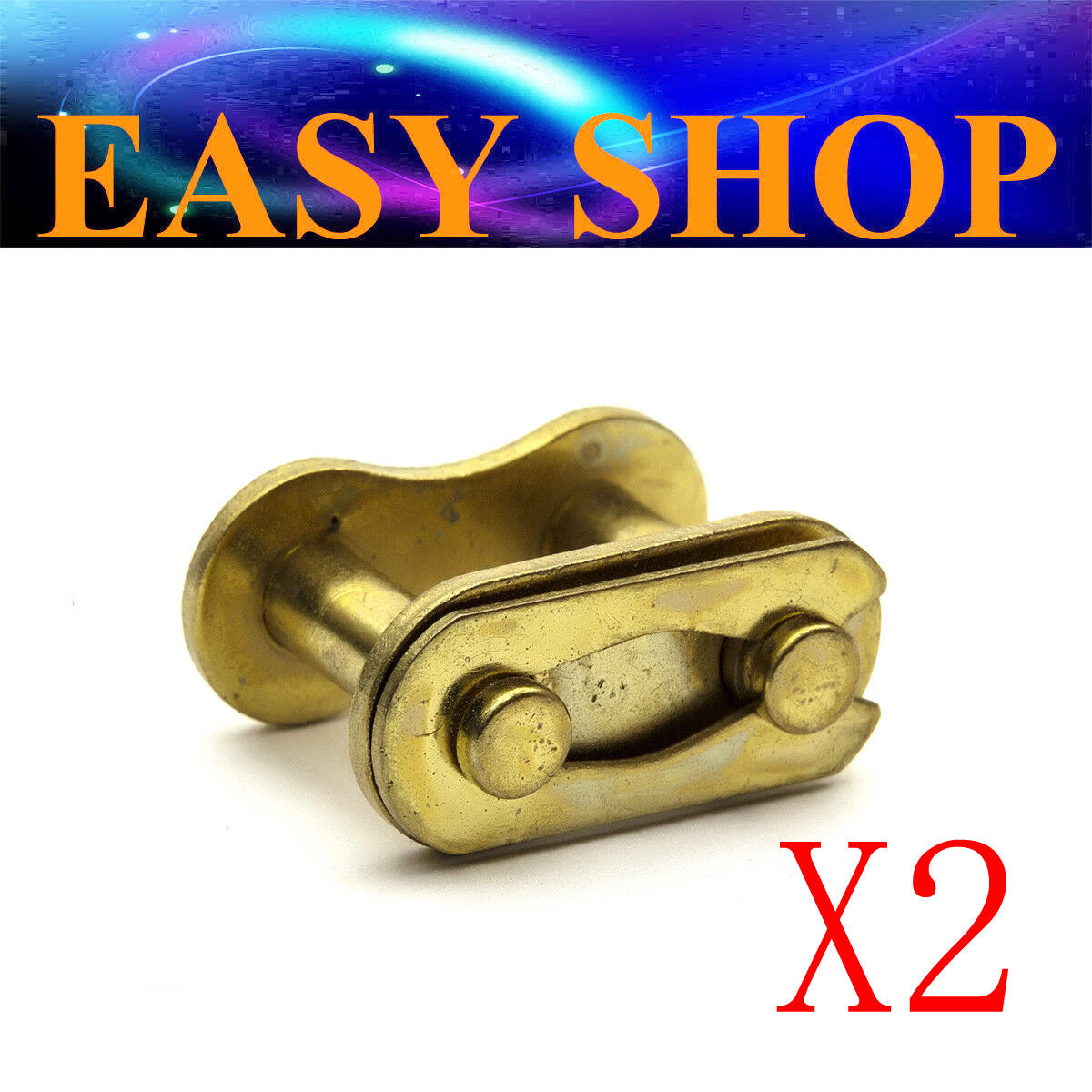 2X 420 Gold Drive Master Chain Links 50cc 70cc 90cc 110cc 125cc Thumpstar DHZ MX