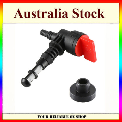 Gas Fuel Tap Shut Off Valve With Filter Grommet for Kohler 2546203S Rotary 13116
