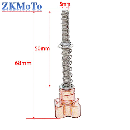CNC Fuel Idle Speed Adjuster Screw Cap For KTM XCW EXC TPI Six Days 150 250 300