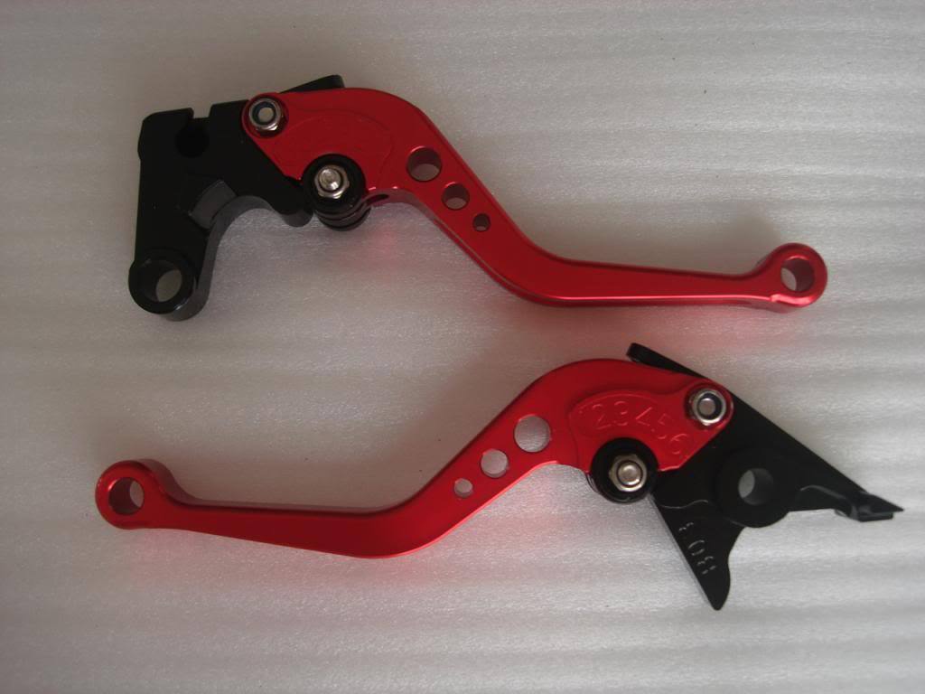 RED GOLD CNC YAMAHA BRAKE CLUTCH LEVER YZF R1 DIRT MOTORCYCLE BIKE Pro PIT