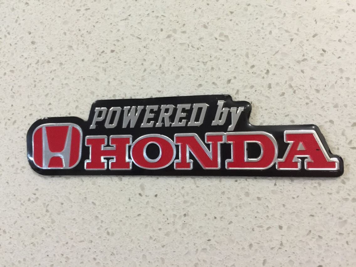 Alloy Logo Badge Sticker HKS BMW HONDA YAMAHA DUCATI SUZUKI BENZ FERRARI JAOS