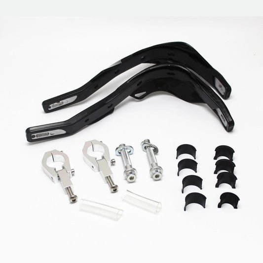 BLACK HANDGUARDS BRUSH HAND GUARDS BUSTERS SUZUKI YAMAHA KAWASAKI HONDA PIT BIKE