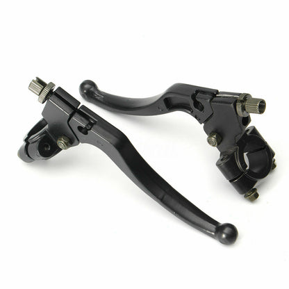 Pair 7/8" 22mm Brake Levers For Honda CRF450R CRF450X CRF50F CRF70F CRF80F XL100