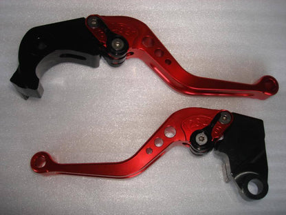 RED GOLD CNC KAWASAKI BRAKE CLUTCH LEVER ZX10R Z750R Z1000 SX NINJA ZX6R BIKE