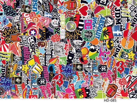 Decal Sticker Bomb Sheet A4 HOON JDM Car Wrap Skateboard Scooter Bike Wall Vinyl