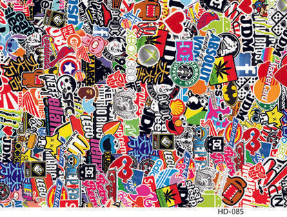 Decal Sticker Bomb Sheet A4 HOON JDM Car Wrap Skateboard Scooter Bike Wall Vinyl