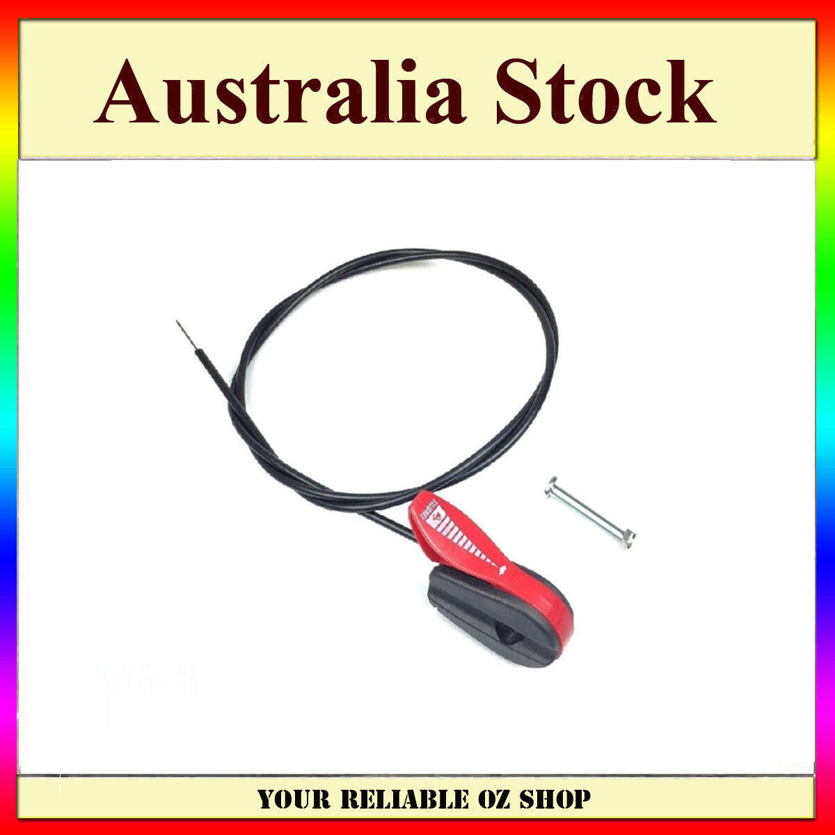 LAWN MOWER THROTTLE CONTROL HEAVY DUTY PLASTIC COATED CABLE VICTA MASPORT ROVER