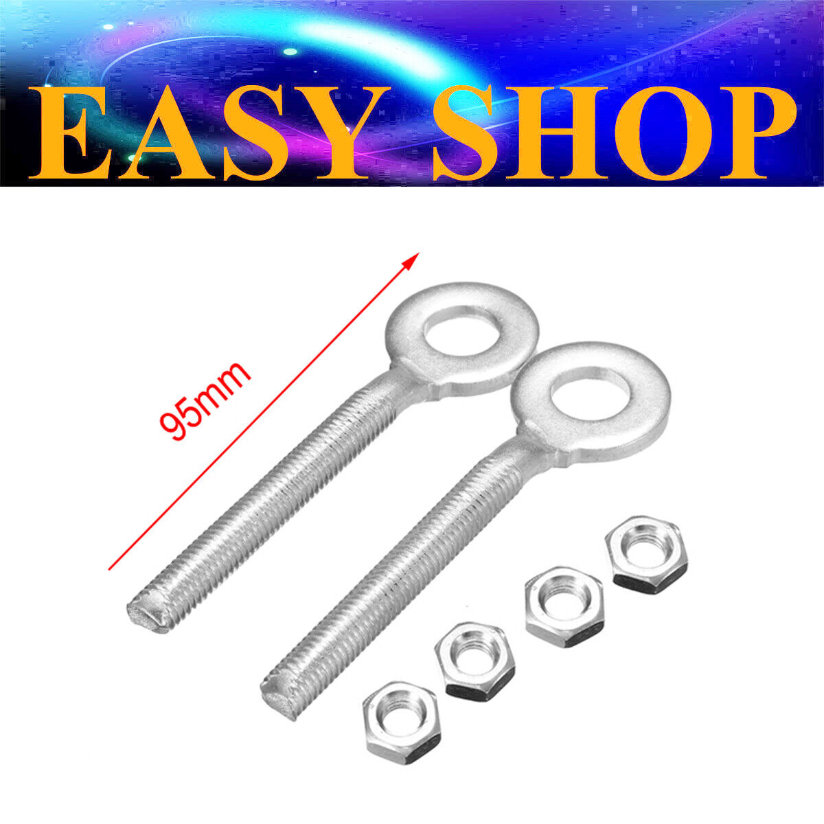 Pair 12mm Axle Chain Adjuster Tensioner For 70cc 110cc 125cc ATV QUAD DIRT BIKE