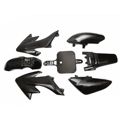 Black Fairing Fender Plastic Cover + Seat + tank Honda CRF50 70/90cc 125cc Bike